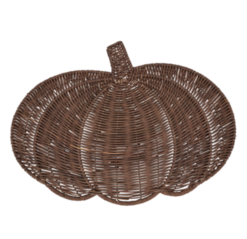 Rattan Pumpkin Placemat Set of 4