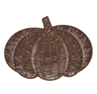 Rattan Pumpkin Placemat Set of 4