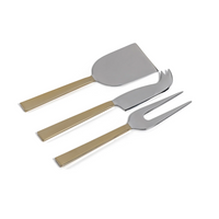 Intermix Mixed Metal Cheese Knife Set