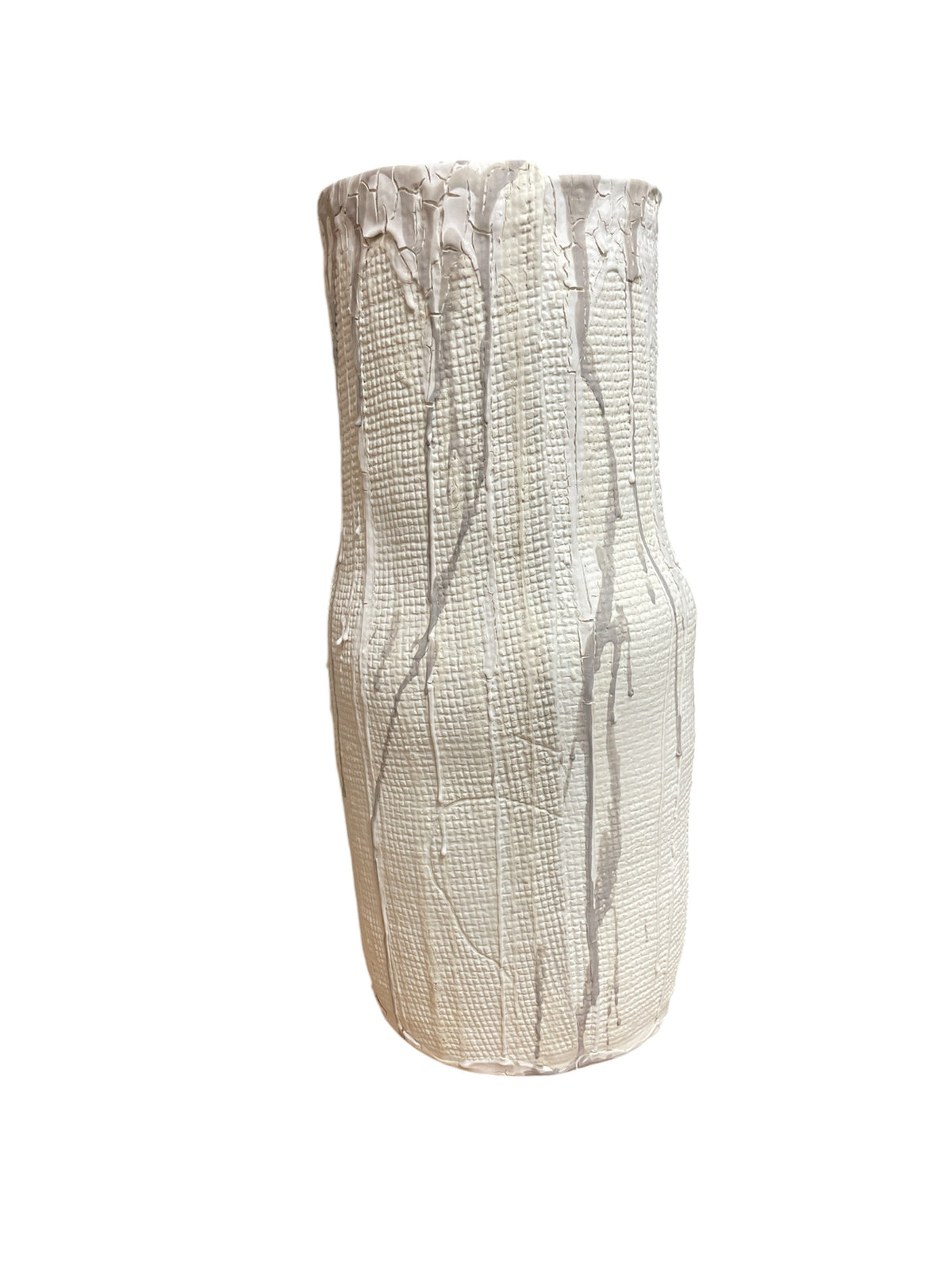 Drip Bottle Vase White - Large
