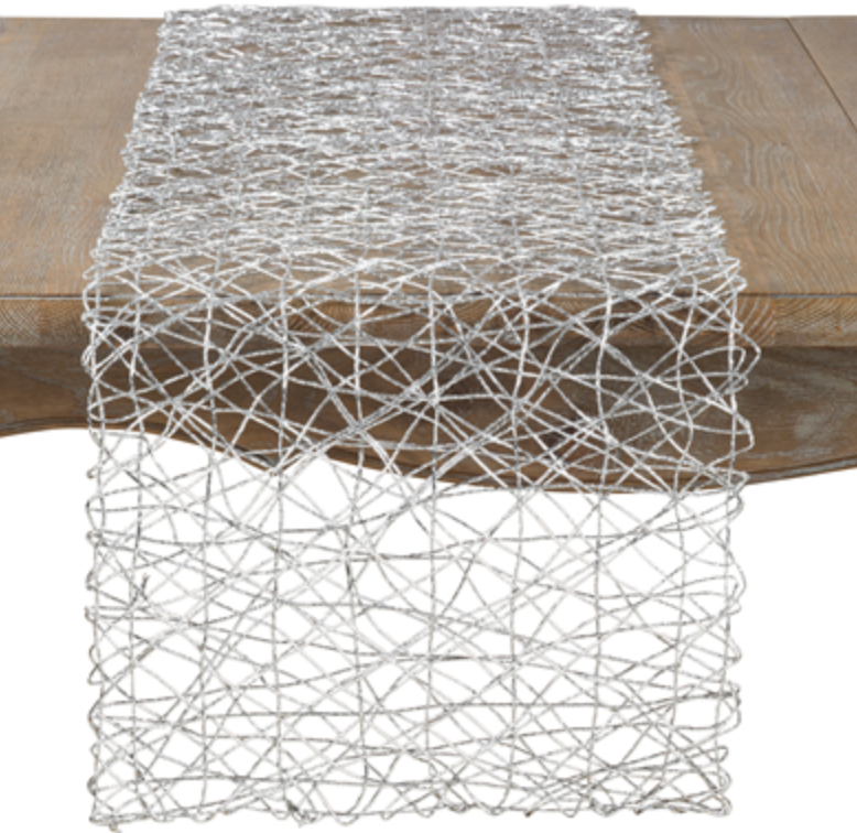 Wire Christmas Silver Nest Runner
