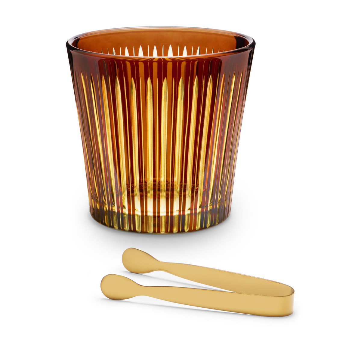 Prism Ice Bucket w/ Tongs -