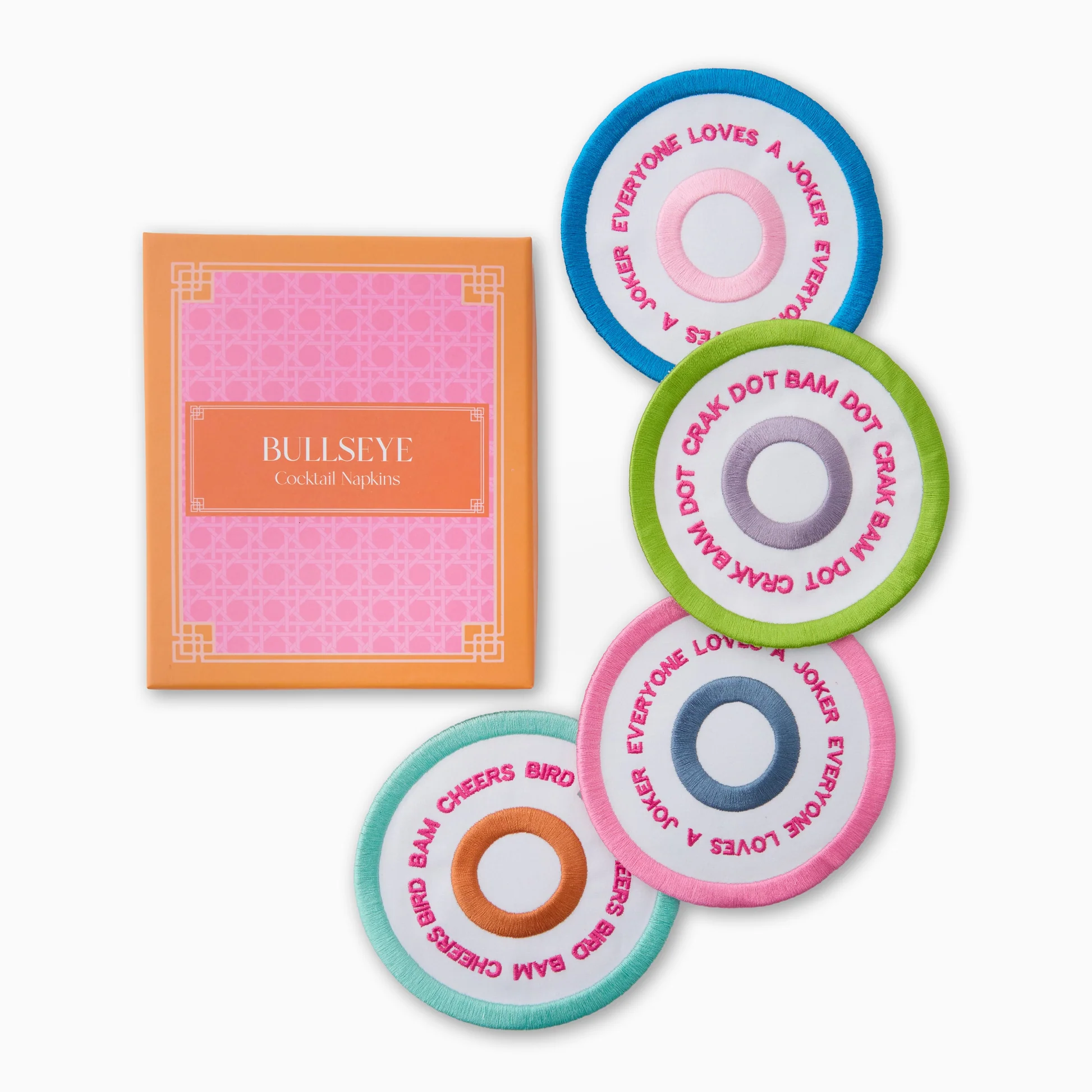 Oh My Mahjong Bullseye Cocktail Napkin - Thumbnail 2