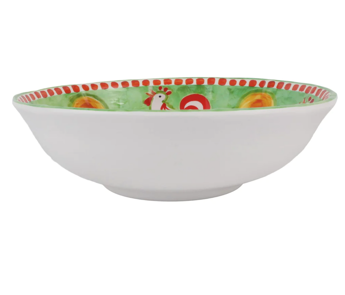 Campagna Gallina Melamine Serving Bowl - Large