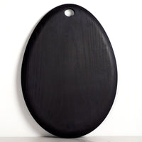 Ebonized Ash Oval Serving Board - Small