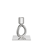 Vertigo Silver Plated Candlestick