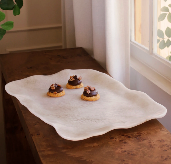 Resin Tray Alabaster Extra Large