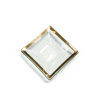 Roman Antique Square Bowl - Gold - Small