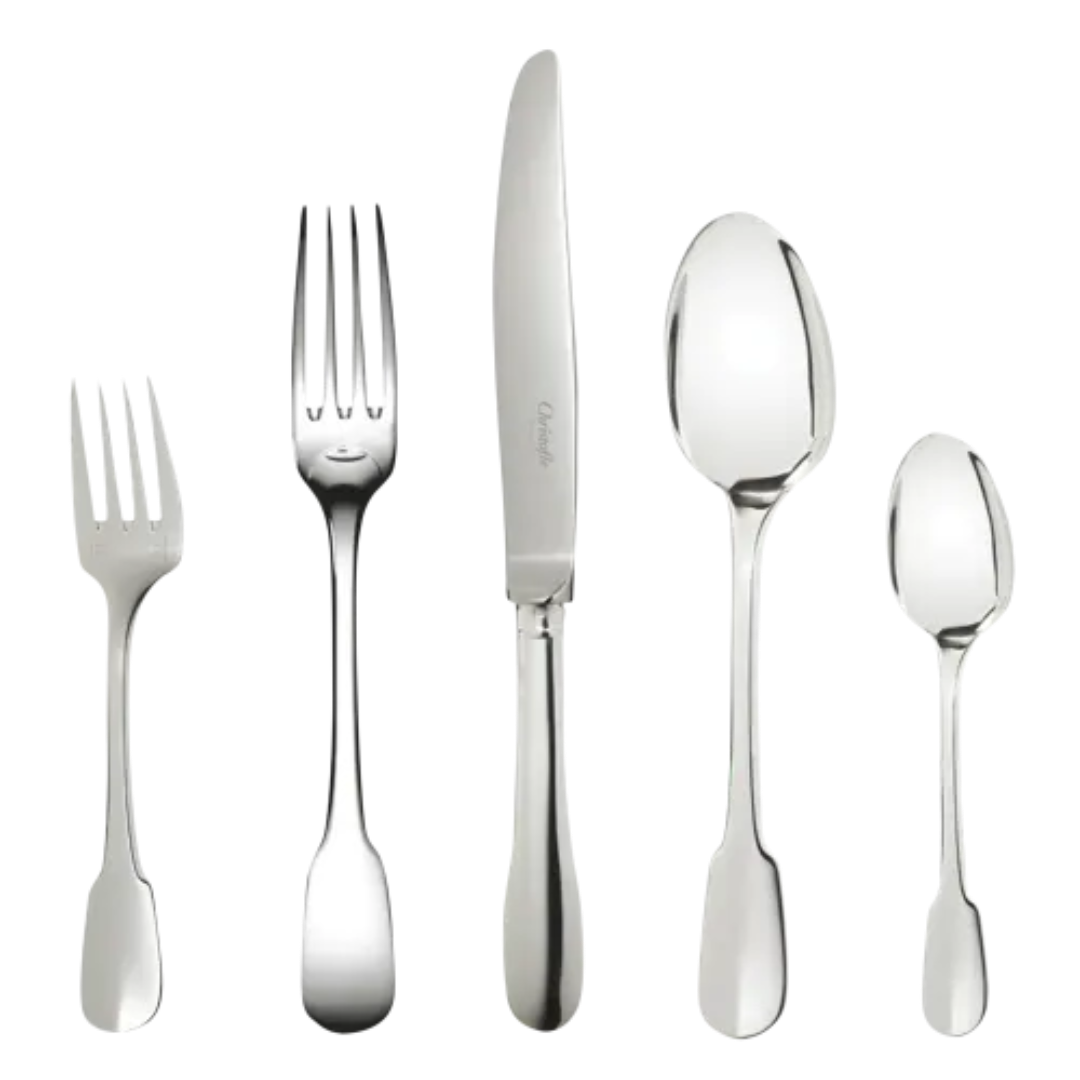 Cluny Flatware 5 pc Plate Setting - Silver Plated