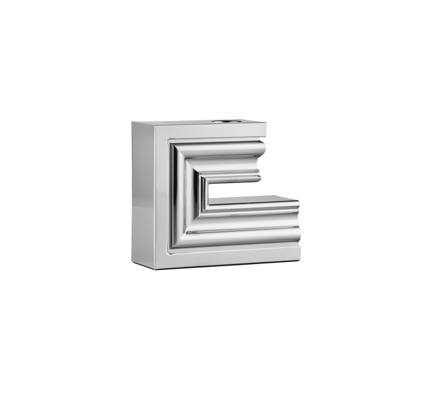 Perspectives Chrome Candle Holder Large -