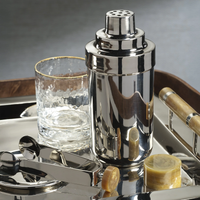 Spector Cocktail Shaker - Nickel & Amber