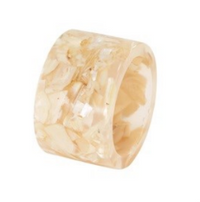 Marble Band Napkin Ring Set of 4