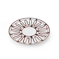 Kyma Dinner Plate - Brown