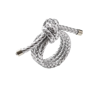Rope Knot Napkin Ring Set of 4 -