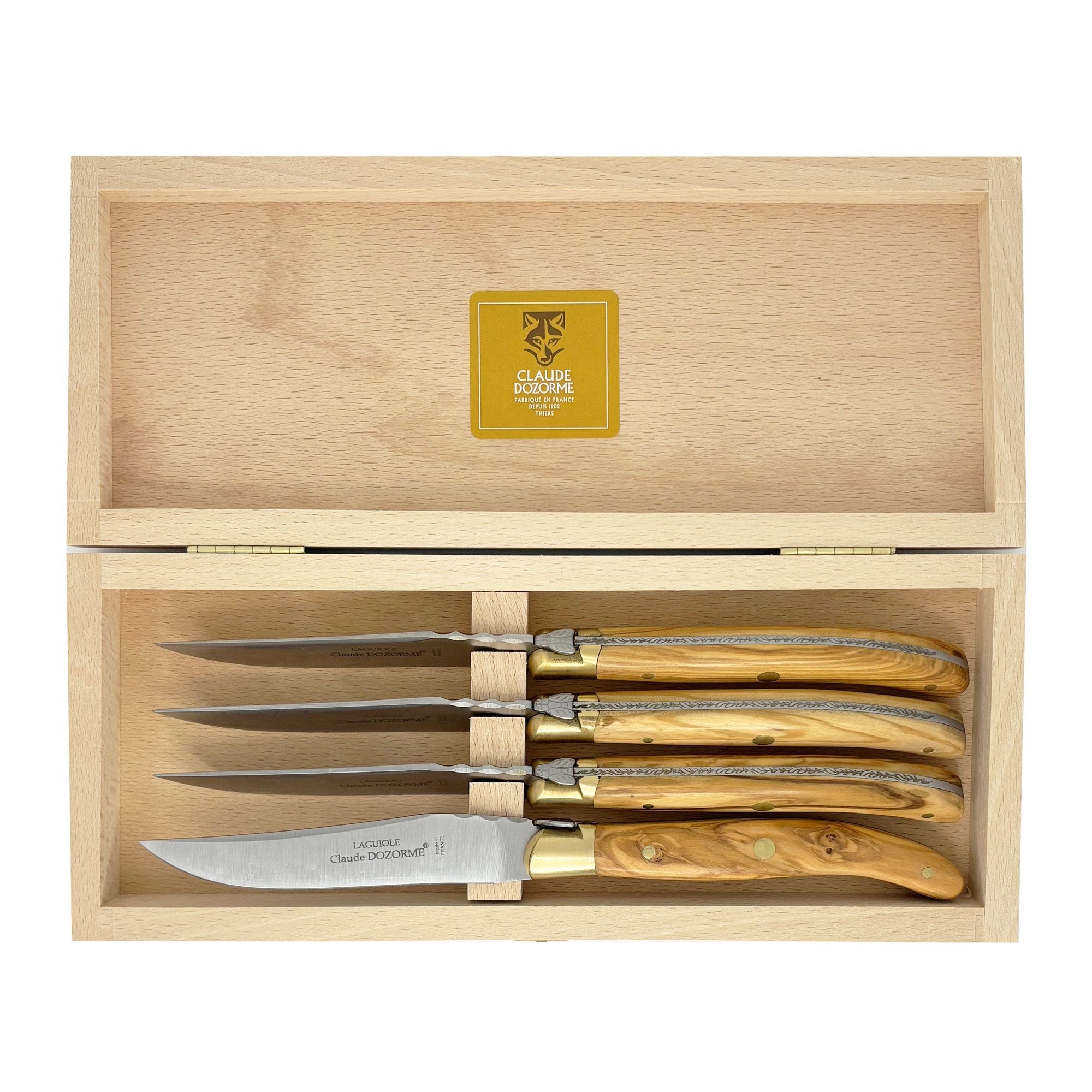 Laguiole テーブルナイフ 4本セット Laguiole Steak Knives Set of 4 – Current Home NY