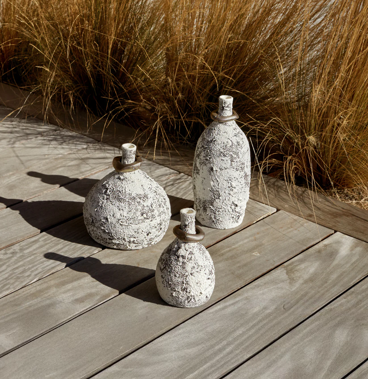 Mona Vessels Sierra Mista & Pewter Set of 3