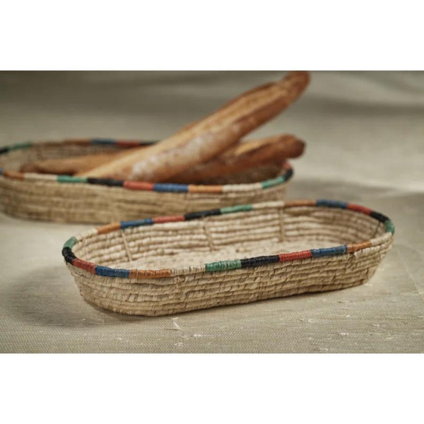 Zina Coiled Nesting Baskets Set of 2 - Multicolor.