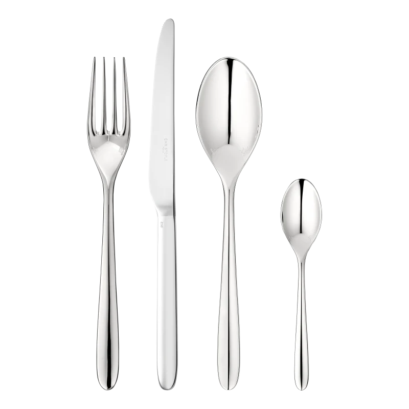 Mood 4-Piece Silver-Plated Flatware Set