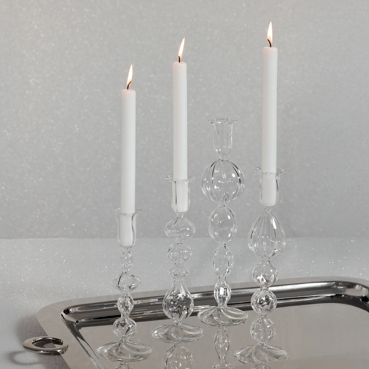 Marcel Clear Candlestick