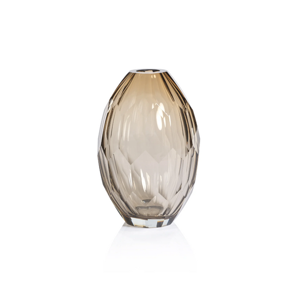 Anderson Faceted Glass Vase