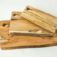 Spalted Maple Rectangle Cutting Board 18"