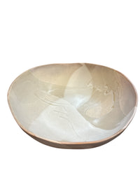 Stone Ceramic Round Serving Bowl