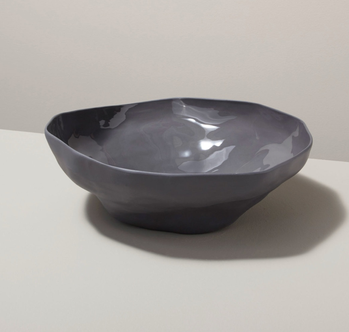 Opaque Stoneware Serving Bowl | Slate Large