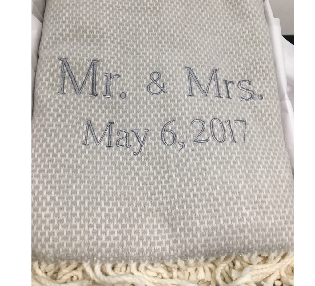 Personalized Throw Blanket Current Home NY