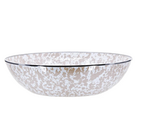Enamel Oven Safe Catering Bowl Taupe