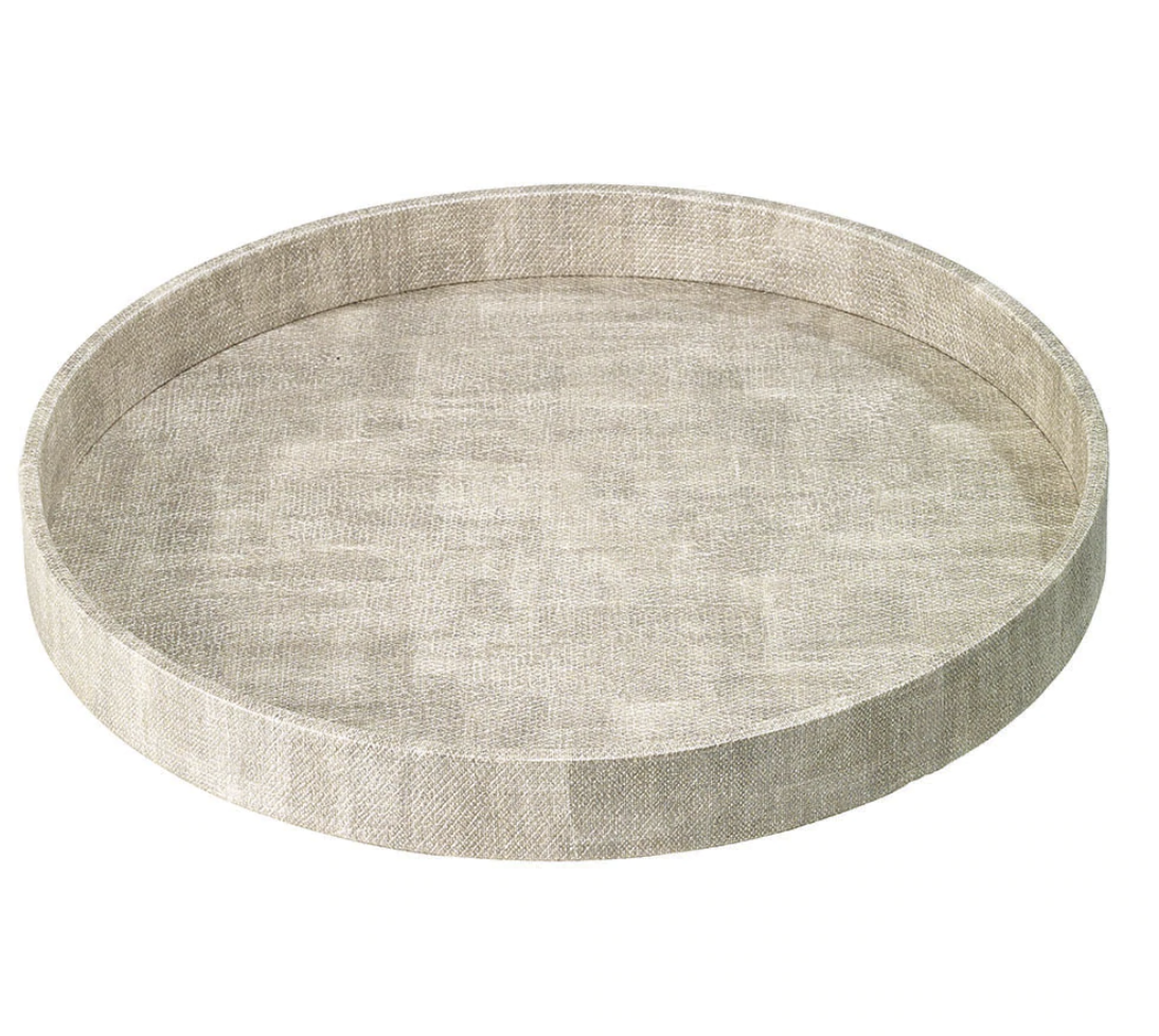 Luster Round Tray