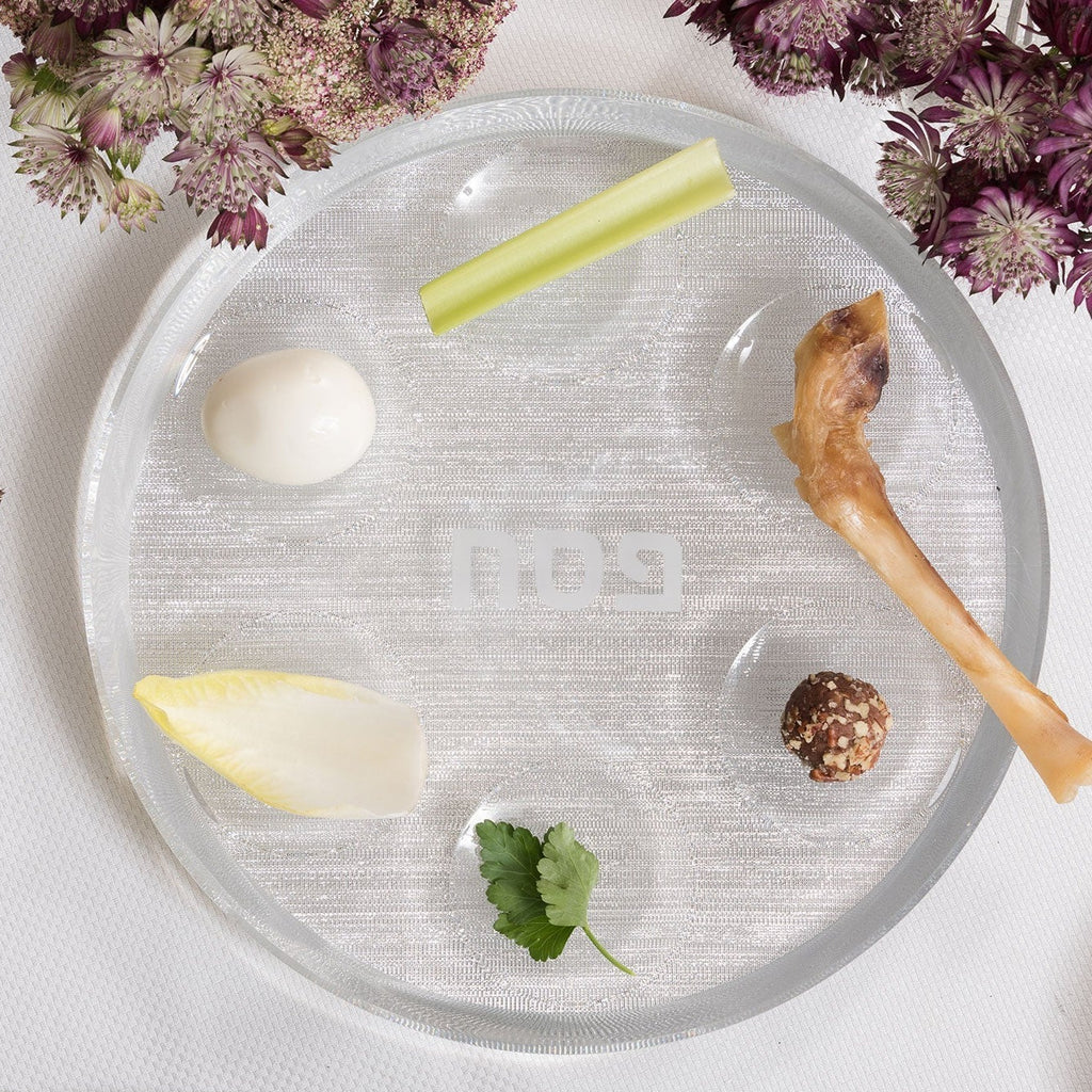 Apeloig Acrylic Seder Plate