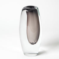 Grey Glass Vase