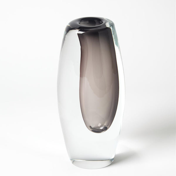 Grey Glass Vase