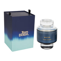 Water element, blue and fragrant candle. 