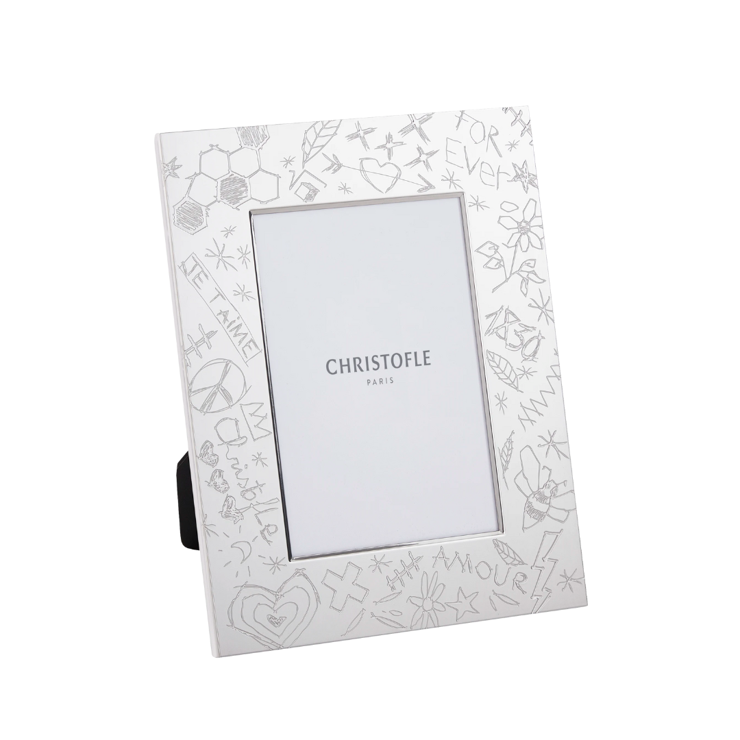 Graffiti Silver Plated Picture Frame 4x6 – Current Home NY Graffiti Silver Plated Picture Frame 4x6 – Current Home NY