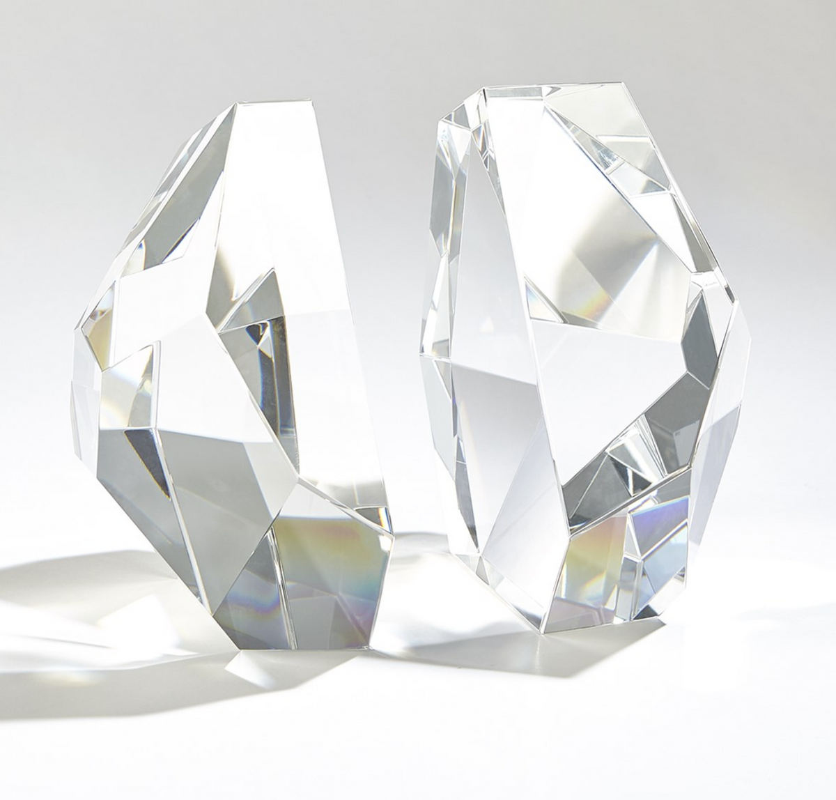 Crystal Bookend Set