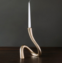 Sierra Gold Serpente Candlestick 11"
