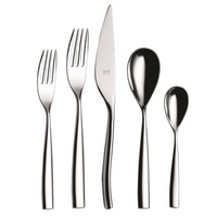 Arte Flatware  5 Piece Setting - Stainless Steel