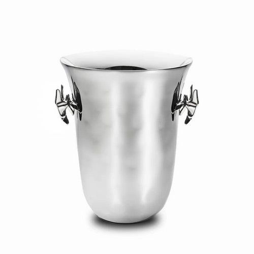 Butterfly bottle chiller made from stainless steel. 