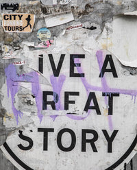 Live A Great Story Graffiti Photography Art 26.5 x 40