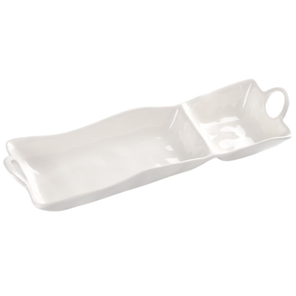 Ivy Melamine Chip & Dip.