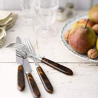 Tortoise Flatware 5 Piece Setting