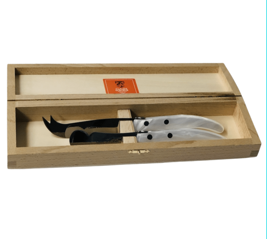 NEW Claude Dozorme Laguiole Steak Knife Gift Set of 12 Rainbow