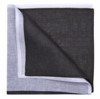 Resort Two Tone Napkin White & Grey Set of 4