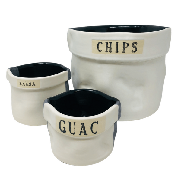 Artisan Ceramic Chip & Guac Bowls – Current Home NY