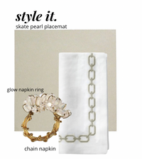 Chains Napkin Gold Set of 4