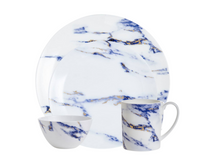 Venice Fog Marble Dinnerware Azure