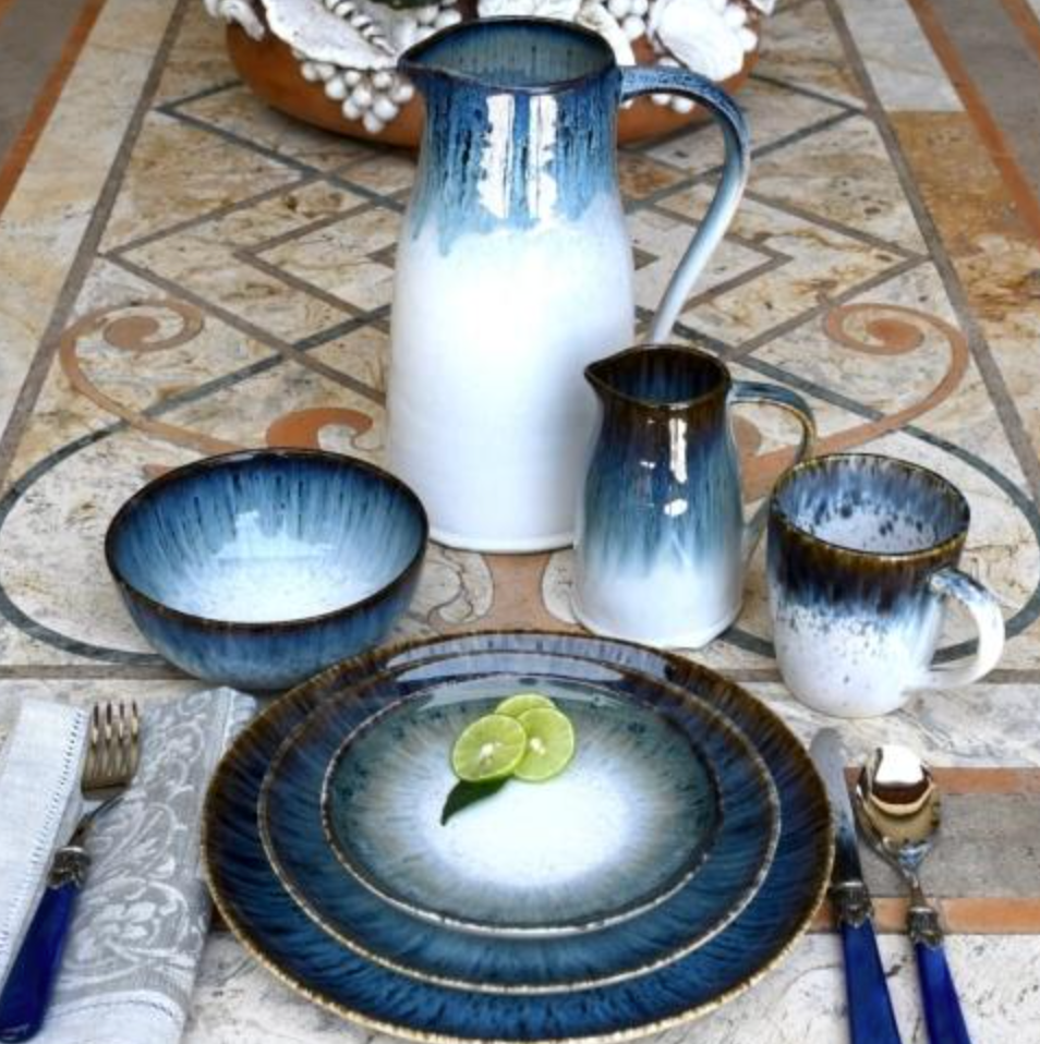 Glazed dinnerware hot sale