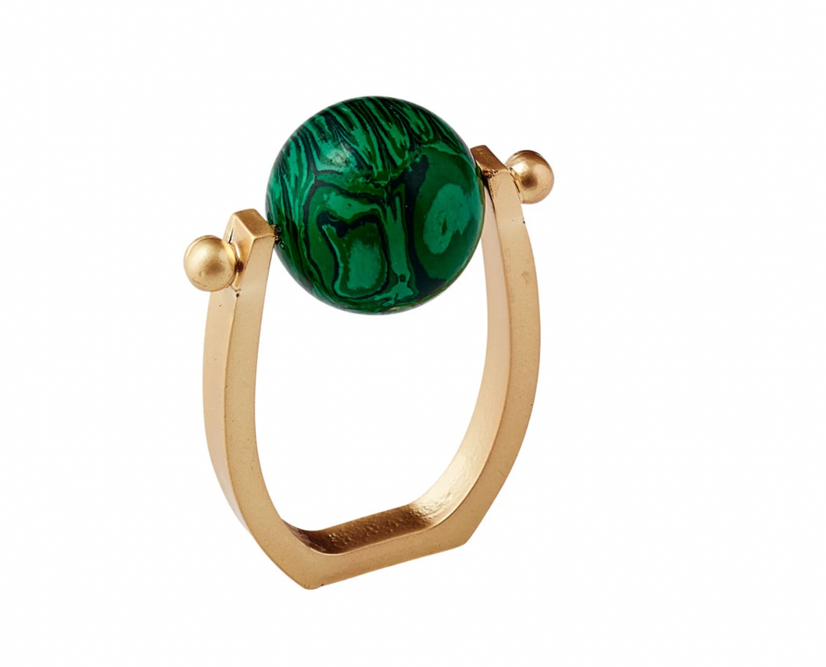Mineral Napkin Ring EmeraldI Set of 4