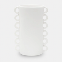 Loopy Resin Vase White